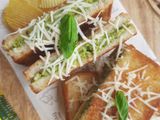 PESTO PANEER SANDWICH - QUICK & PROTEIN RICH