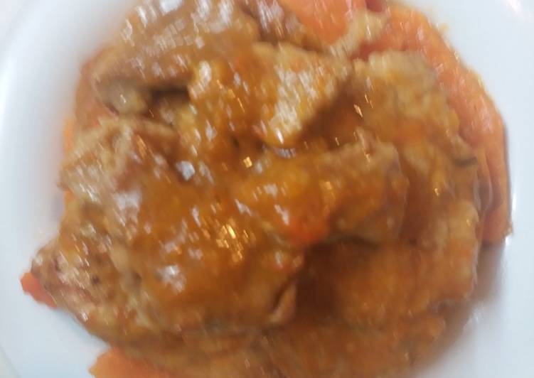 Pork Chop with pumkin