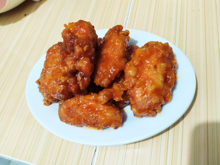  Bagaimana cara memasak Chicken Wing Saos Korea  istimewa