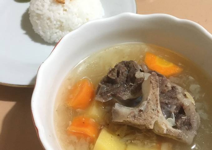 Resep Sop Buntut Anti Gagal