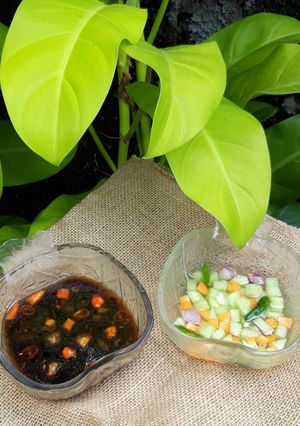 Foto resep Sambel Kecap Bumbu Sate & Acar Timun ala Dapurnya Ken