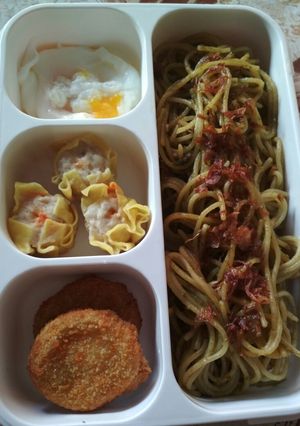 Foto resep Spaghetti bumbu nasi goreng