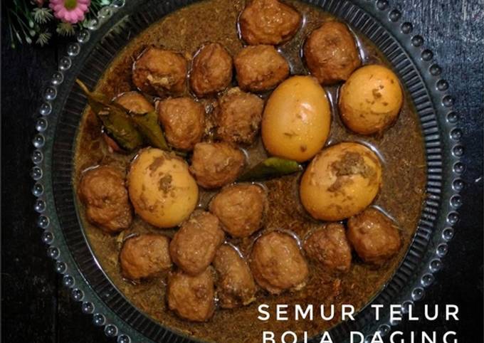 Semur Telur Bola Daging