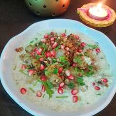 आलू चाट और खीरे की रायता Potato Chaat with Cucumber Raita-レシピのメイン写真