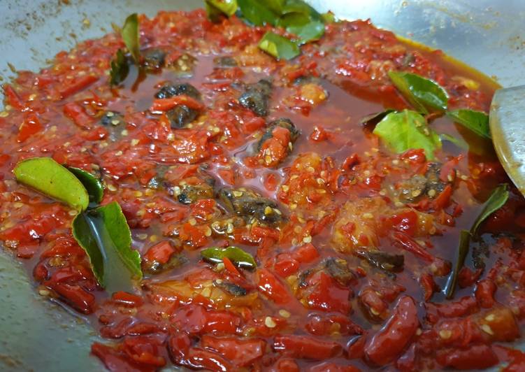 Sambal Padang kaki Jamur Vegetarian