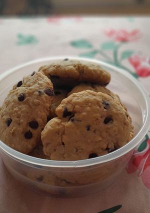 Una foto de Galletas de avena y chispas