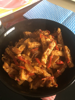 Foto resep Orek tempe basah pedas