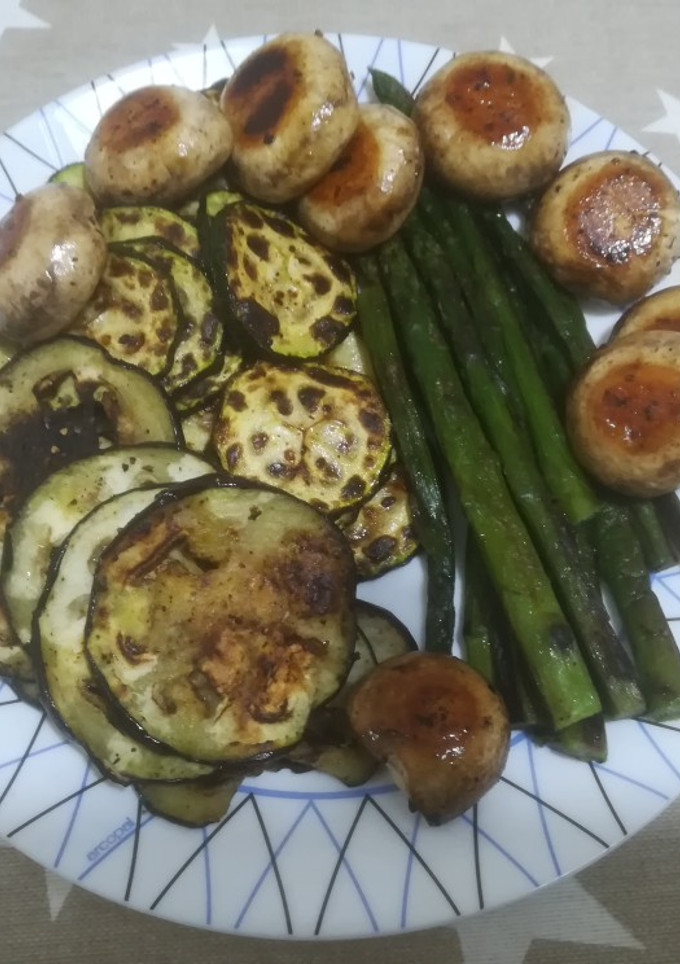 Una foto de Parrillada de verduras