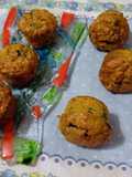 Muffins de zanahoria, morrón, puerro