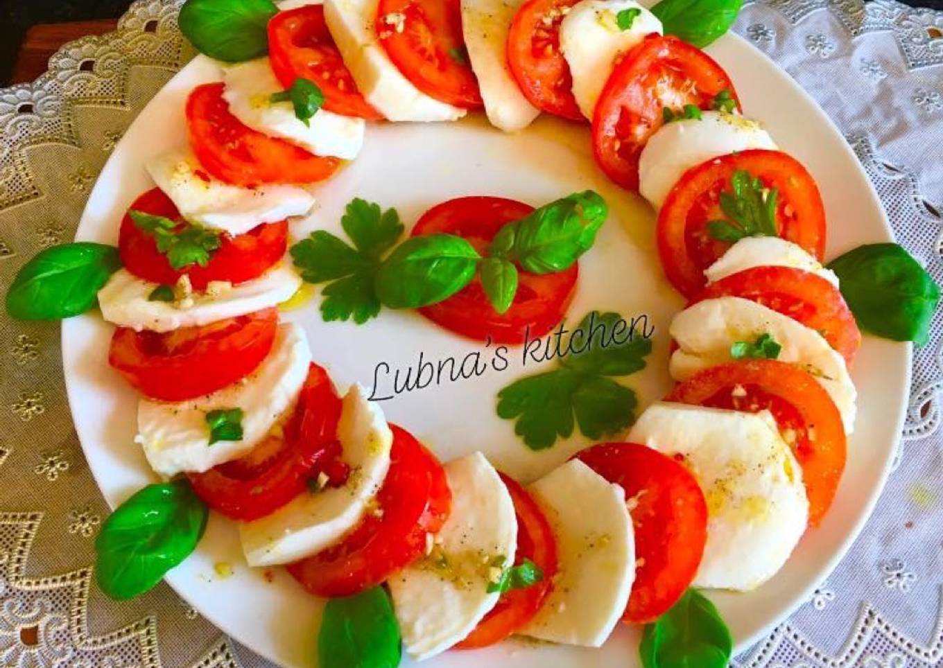 Tomato, Mozzarella and Basil