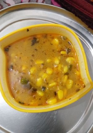 A picture of Sweet Corn sabji.