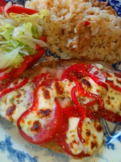 Una foto de Milanesas napolitana