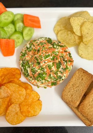 A picture of High Protein Veggie Cheese 🧀 Spread.