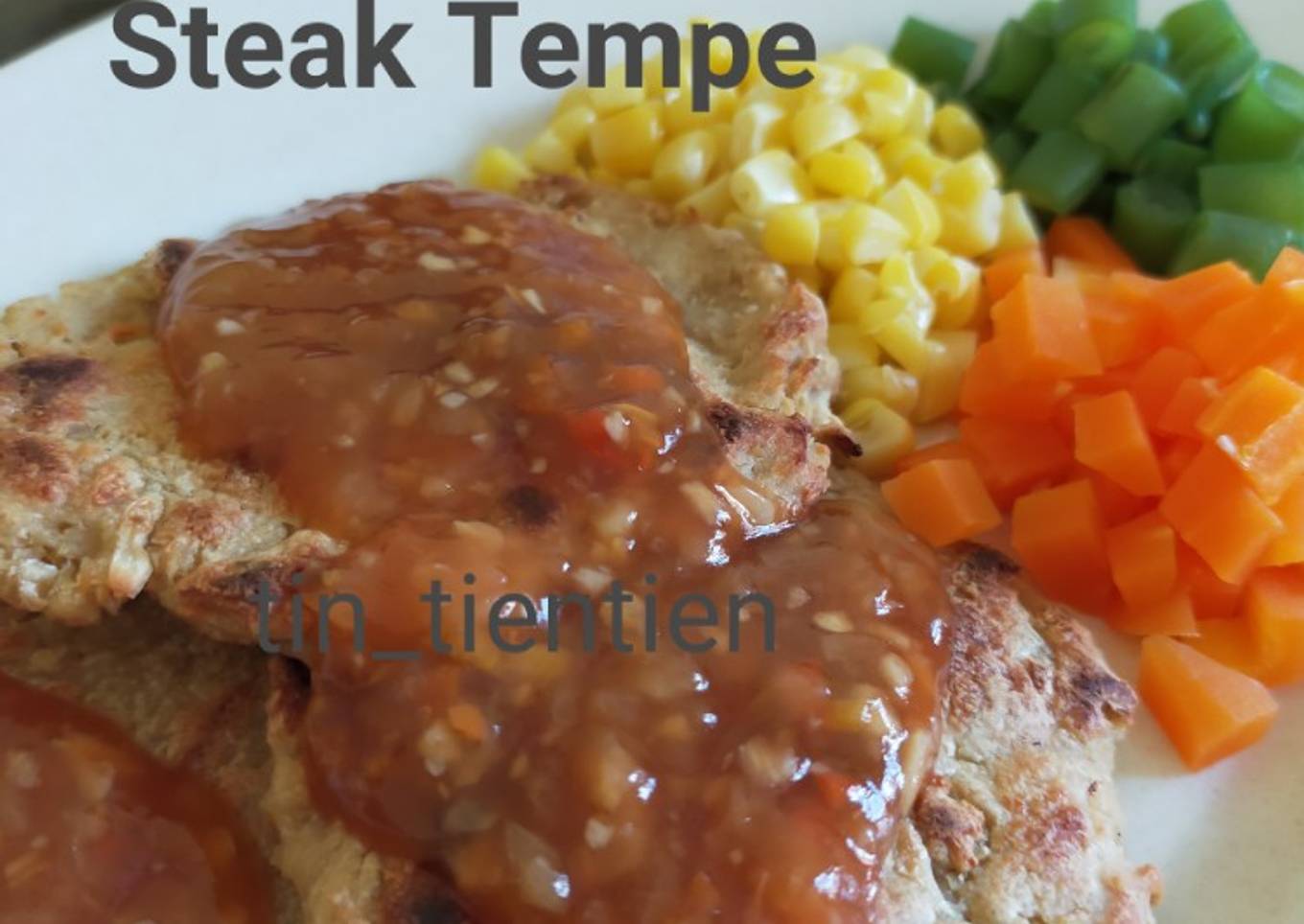 Steak Tempe Saus Pedas