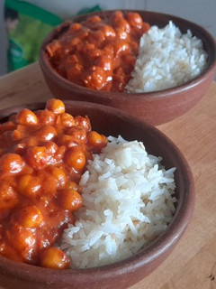 Una foto de Curry de Garbanzos