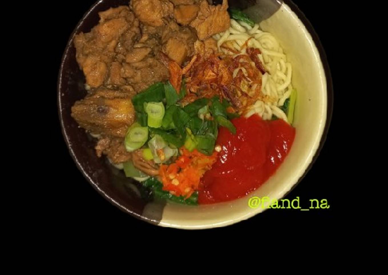 Mie ayam favorit keluarga