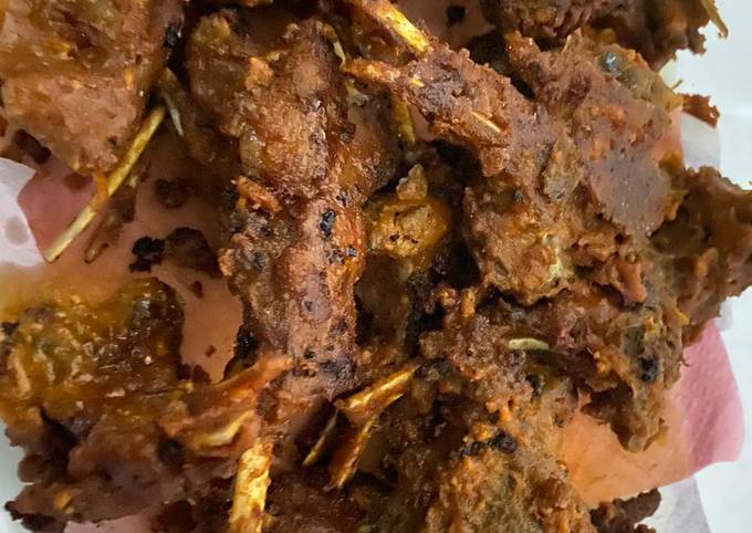 Steps to Make Favorite Tandoori chanp (bakra eid special)