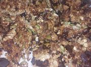 Una foto de granola con aceite de coco
