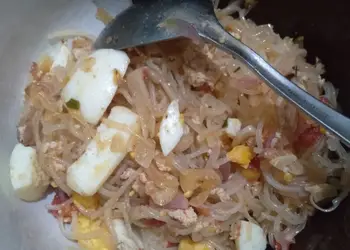 Cara Memasak Cepat Bihun telur oseng terasi Nikmat Lezat