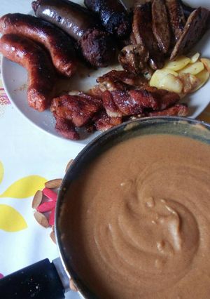 Foto principal de Gachas de Cuenca (🍛RECETA 100 y nacimiento de Aitor🍼👶)