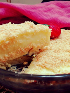 A picture of Coconut Custard Pie.