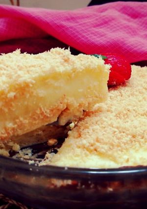 A picture of Coconut Custard Pie.