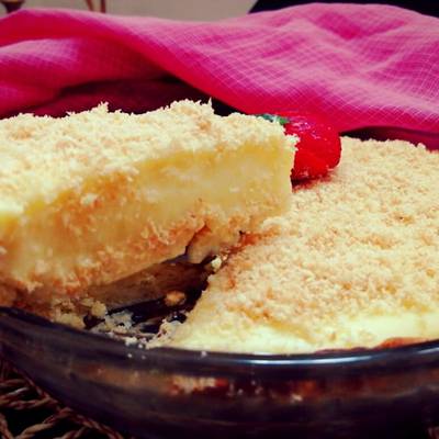 Coconut Custard Pie Recipe By Sabrina Yasmin Cookpad India