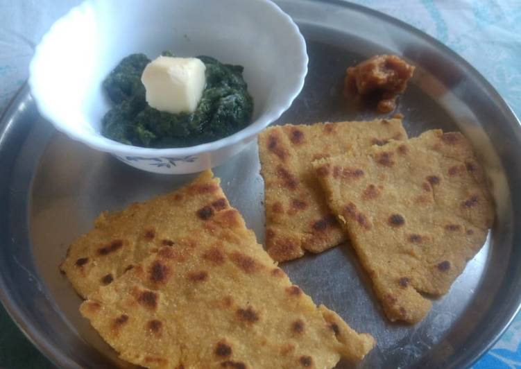Sarson sag and makki roti