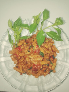 Foto resep Balado Tempe Daun Kemangi