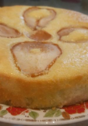 عکسی از دستور کیک گلابی