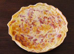 Una foto de Quiche lorraine ligera