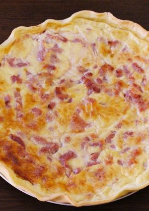 Una foto de Quiche lorraine ligera