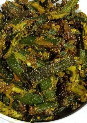 मसाला भिंडी सब्जी (Masala bhindi sabji recipe in hindi) रेसिपी मुख्य फोटो