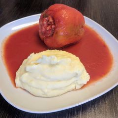 A picture of Stuffed peppers.