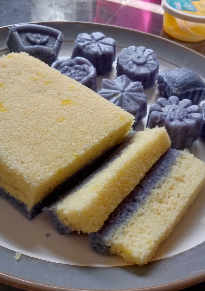 Foto resep Bolu singkong keju taro