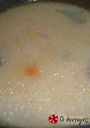 A picture of Kakavia (fish soup) from St. Galini, Crete.