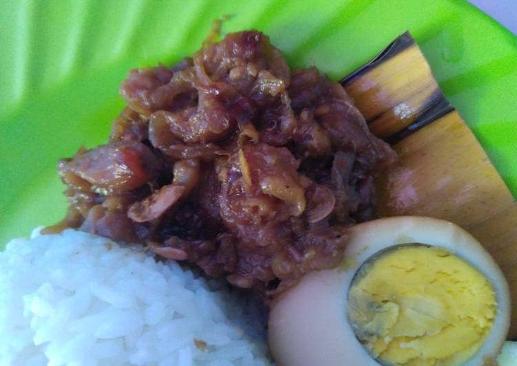 Resep Gudeg Endezzz, tanpa daun jati atau daun jambu | Cara Masak Gudeg Endezzz, tanpa daun jati atau daun jambu Yang Enak Dan Lezat