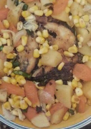 Foto resep nila pedas tumis sayur