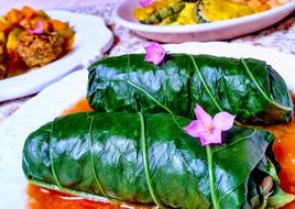 Charutinhos de arroz e lentilha