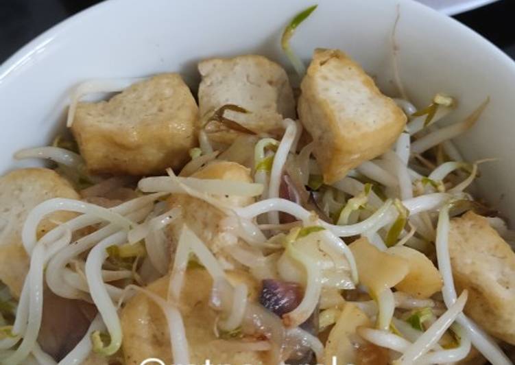 Resep Tumis tahu toge Anti Gagal