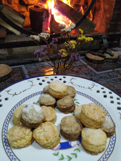 Una foto de Scones de Naranja y de Chocolate