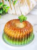 Pandan Brownies Cheese Caramel