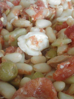 Una foto de Ensalada de alubias