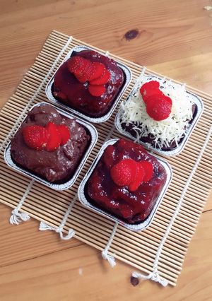 Foto resep Brownies Kukus Coklat 🍫🍓