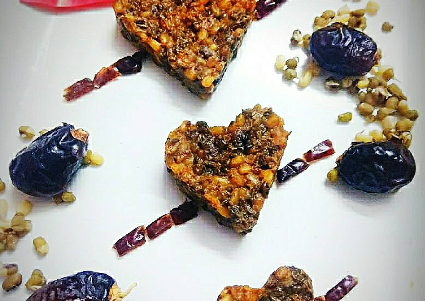 Dry Dates Sprouts Halwa