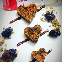 A picture of Dry Dates Sprouts Halwa.