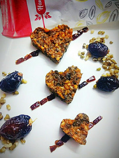 A picture of Dry Dates Sprouts Halwa.