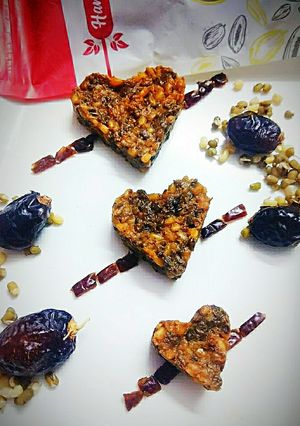 A picture of Dry Dates Sprouts Halwa.