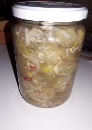 Una foto de Escabeche de berenjenas