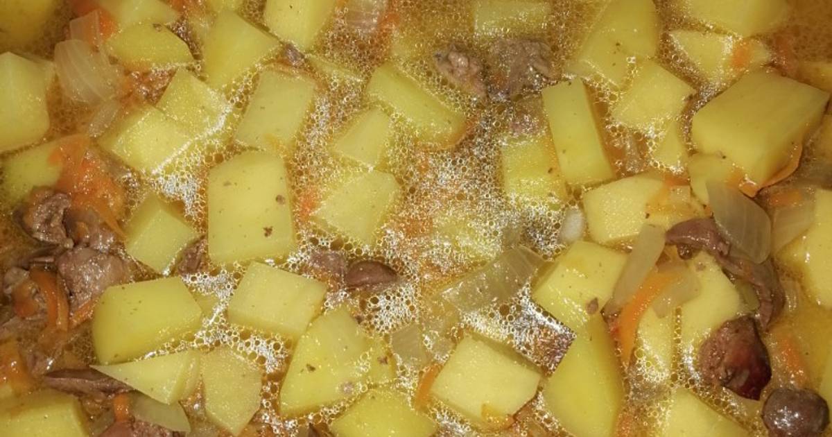 Тушеная Картошка С Курицей Рецепт С Фото